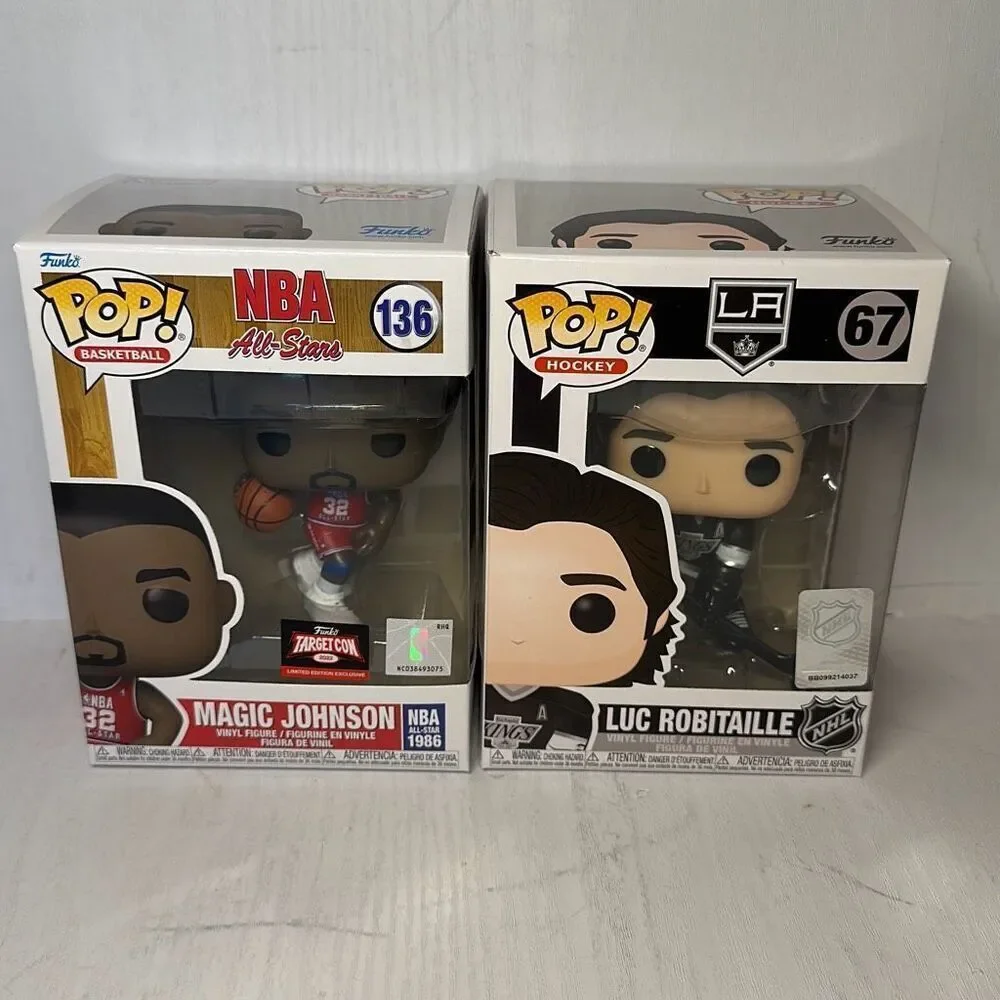 Luc‎ Robitaille Los Angeles Kings NHL Funko Pop! Legends Magic Johnson # 136